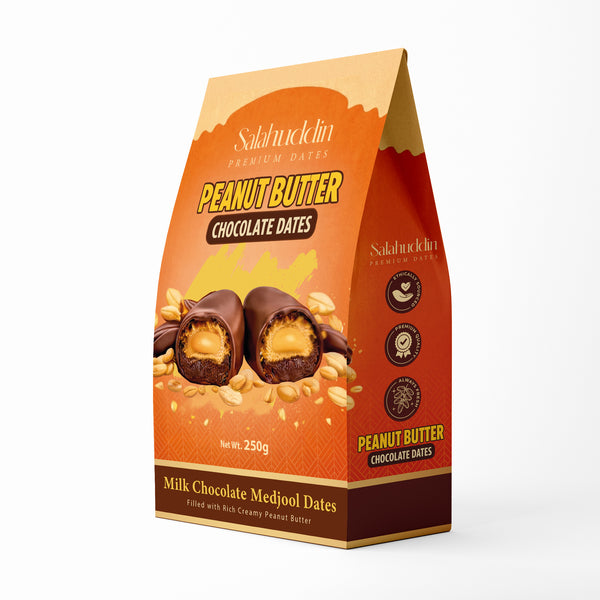 Peanut Cream Milk Chocolate Dates - 250g
