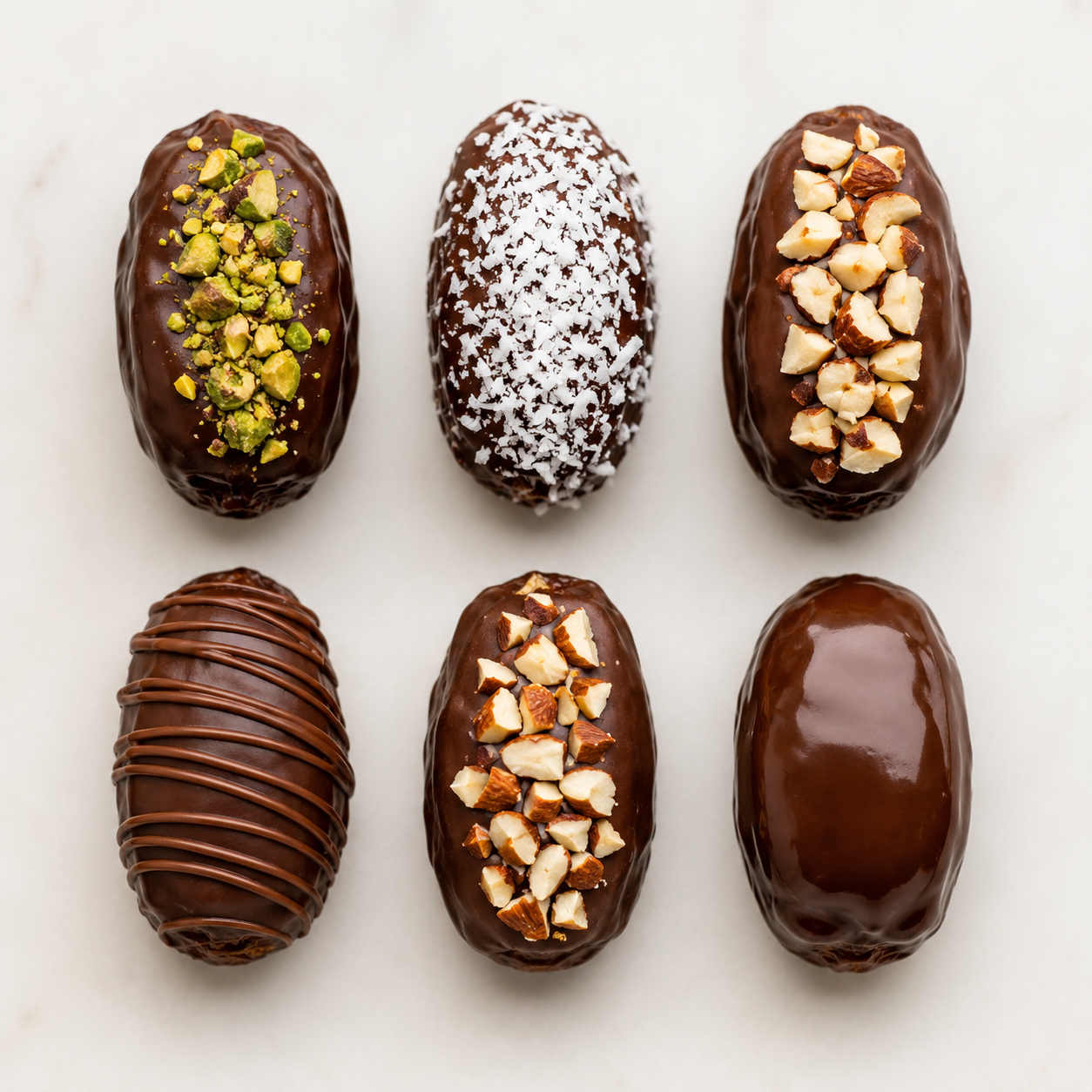 Six-piece chocolate date Discovery Pack