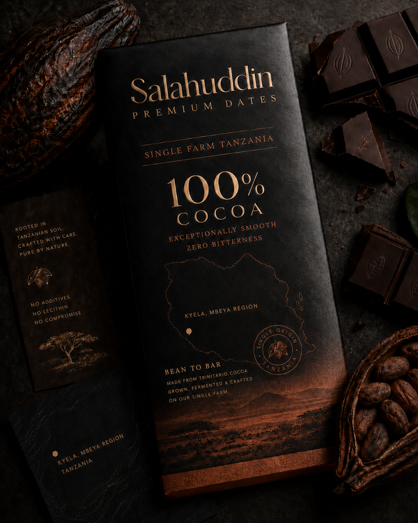 *PRE-ORDER* Salahuddin Tanzania Origins 100 - Organic Dark Chocolate Bar - 75g