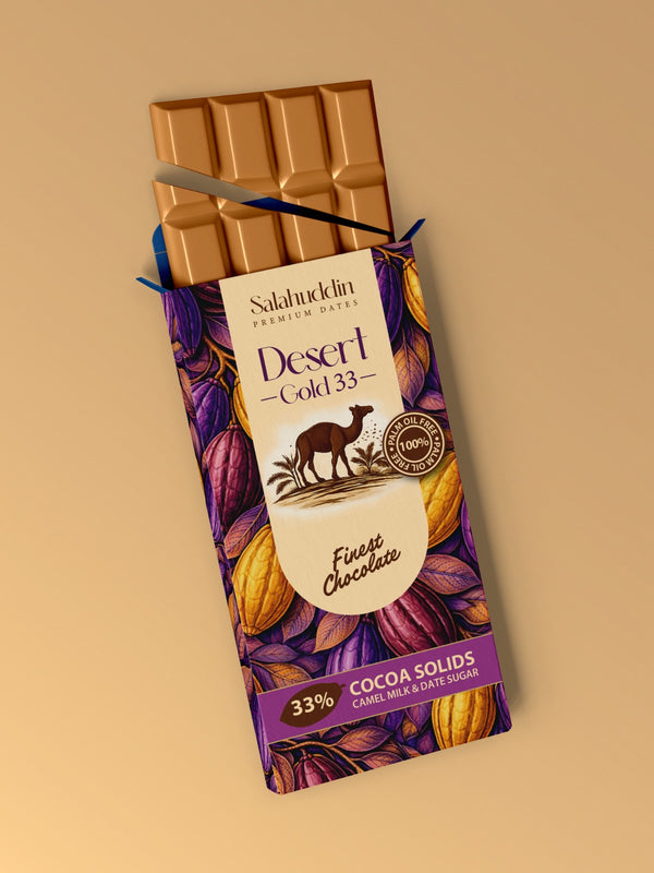 Salahuddin Desert Gold 33 - Camel Milk & Date Sugar Milk Chocolate (75g)