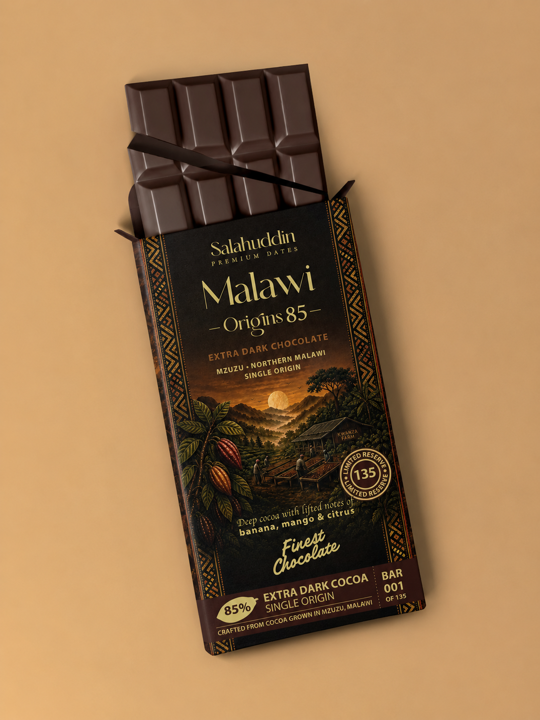 Malawi Origins 85 - Single Origin Dark Chocolate (75g)